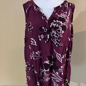 Sonoma sleeveless blouse